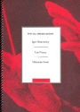 Les noces for soli, mixed chorus, 4 pianos, percussion Studienpartitur (russ/fr)