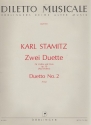 Duetto A-Dur op.10,2 fr Violine und Viola Spielpartitur