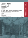 Cassatio G-Dur Hob.II:G1 fr 2 Oboen, 2 Hrner, 2 Violinen, 2 Violen, Violoncello und Kontraba,  Partitur