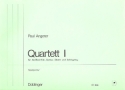 Quartett 1 für Altblockflöte, Gamba, Gitarre und Schlagzeug  Spielpartitur