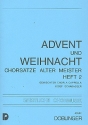 Chorstze alter Meister - Advent und Weihnachten Band 2 fr gem Chor a cappella