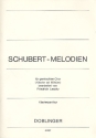SCHUBERT-MELODIEN FUER GEMISCHTEN CHOR, KLAVIER AD LIBITUM PARTITUR (DT)