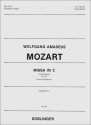 Missa C-Dur KV257 fr Soli, Chor, Orchester und Orgel Partitur