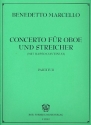 Concerto c-Moll für Oboe und Streichorchester Partitur