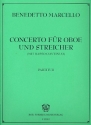 Concerto c-Moll fr Oboe und Streichorchester Partitur