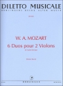 6 Duos aus Don Giovanni fr 2 Violinen Spielpartitur