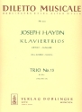 Klaviertrio B-Dur Nr.13 Hob.XV:38 Stimmen robbins landon, h.c., ed