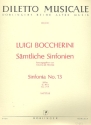 Sinfonie B-Dur Nr.13 op.21,5 G497 fr Orchester Partitur
