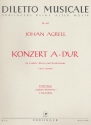konzert A-Dur für Cembalo (Klavier) und Streichorchester Partitur (= Cembalo)