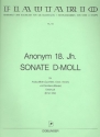 Sonate d-Moll fr Altblockflte (Flte/Oboe/Violine) und Cembalo