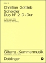 Duo D-Dur Nr.2  fr Gitarre und Violine (oder 2 Gitarren) Partitur und Stimmen