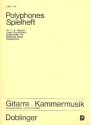 POLYPHONES SPIELHEFT FUER 2-4 GITARREN BAYER,ELISABETH,HERAUSG