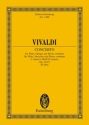 Konzert c-Moll R 441/P 440/F VI:11 für Blockflöte und Streicher Studienpartitur