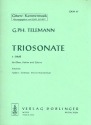 Triosonate e-Moll fr Oboe, Violine und Gitarre Partitur und Stimmen