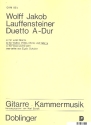 Duetto A-Dur fr Violine und Gitarre