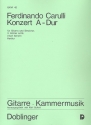 Konzert A-Dur fr Gitarre und Streicher, 2 Hrner ad lib. Partitur