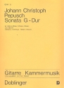 Sonate G-Dur fr Altblockflte (Violine, Oboe) und Gitarre