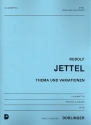 Thema und Variationen fr 3 Klarinetten Partitur und Stimmen