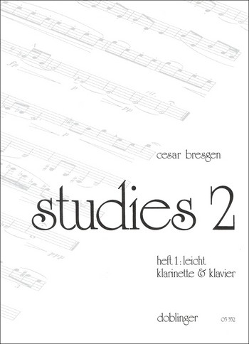 Studies 2 Band 1: fr Klarinette und Klavier 