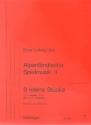 Alpenländische Spielmusik 2 9 kleine Stücke Partitur und Stimmen