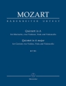 Quintett A-Dur KV581  fr Klarinette und Streichquartett Studienpartitur