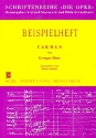 Carmen von Georges Bizet Die Oper Beispielheft