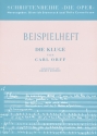 Die Kluge von Carl Orff  Beispielheft
