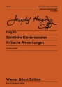 Haydn smtliche Klaviersonaten Kritische Anmerkungen