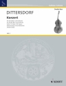Konzert E-Dur Krebs 172 für Kontrabass und Orchester Klavierauszug mit Solostimme