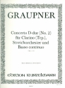 Concerto D-Dur Nr.2 fr Clarino, Streichorchester und Bc fr Clarino und Klavier