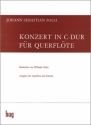 Konzert C-Dur BWV1032 fr Flte und Streicher fr Flte und Klavier