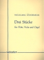 3 Stcke fr Flte, Viola und Orgel Stimmen