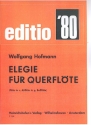 Elegie fr Flte (Flte in c, Altflte in G, Baflte) Editio '80