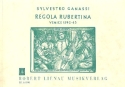 Regola rubertina - Schule fr Viola da gamba und Laute (englische Ausgabe)
