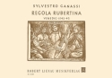 Regola rubertina Schule für Viola da gamba und Laute deutsche Ausgabe