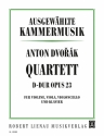 Quartett D-Dur op.23 für Klavier und Streichtrio Stimmen
