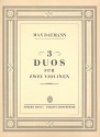 3 Duos fr 2 Violinen Partitur