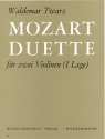 Mozart Duette fr 2 Violinen (1. Lage) Spielpartitur