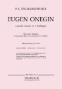 Eugen Onegin  Klavierauszug (dt)