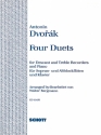 Four Duets op.38 for SA recorders and piano score and recorderscore
