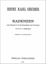 Kadenzen zum Kontrabakonzert E-Dur Gruber, Heinz Karl, bearb. 