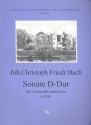 Sonate D-Dur fr Violoncello und Klavier