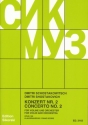 Konzert Nr. 2 op.129 fr Violine und Orchester  fr Violine und Klavier