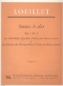 Sonata C-Dur op.3,11 fr Altblockflte und Klavier Partitur und 2 Stimmen