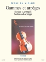 gammes et arpeges violon cahier 1 text franz,dt,engl.              av