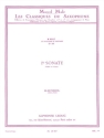 Sonate no.1 pour flute et piano pour saxophone alto et piano Mule, M., ed