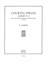 COURTES PIECES, ALBUM NO.6 P.CAISSE CLAIRE,CYMBALE SUSPENDUE ET PIANO                         AD