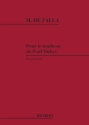 POUR LE TOMBEAU DE PAUL DUKAS PER PIANOFORTE, OP. POST.