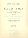 Konzert E-Dur BWV1042 fr Violine und Streicher Violine 1