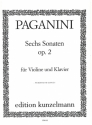 6 Sonaten op.2 fr Violine und Klavier